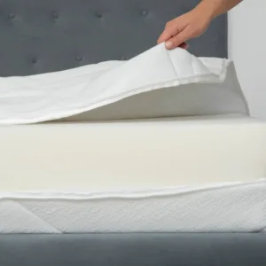 Husa pentru saltea Somnart Ultrasleep matlasata cu fermoar alb 4 laturi 160 x 200 x 18 cm