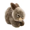 Iepuras de plus Silky maro 18 cm