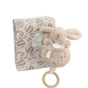Iepuras muzical Doudou bej 20 cm