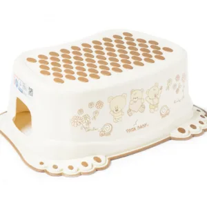 Inaltator anti-derapant pentru toaleta si chiuveta Teddy Bear beige