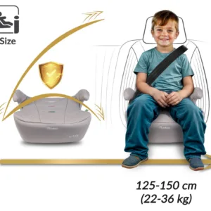 Inaltator auto copii Nukido Louis Bej 125-150 cm cu fixare isofix