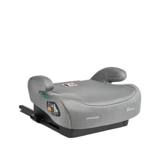 Inaltator auto cu Isofix KikkaBoo i-Boost Gri deschis Omologat R129 i-Size 125-150 cm cu Spatar detasabil