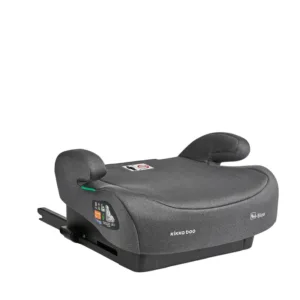 Inaltator auto cu Isofix KikkaBoo i-Boost Gri inchis Omologat R129 i-Size 125-150 cm cu Spatar detasabil