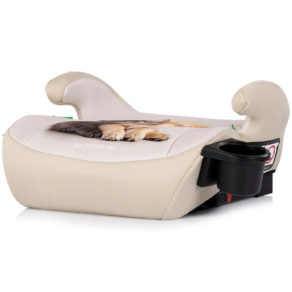 Inaltator auto cu isofix pentru copii Chipolino Go Boost Iso Kitten Puppy I-Size 125-150 cm
