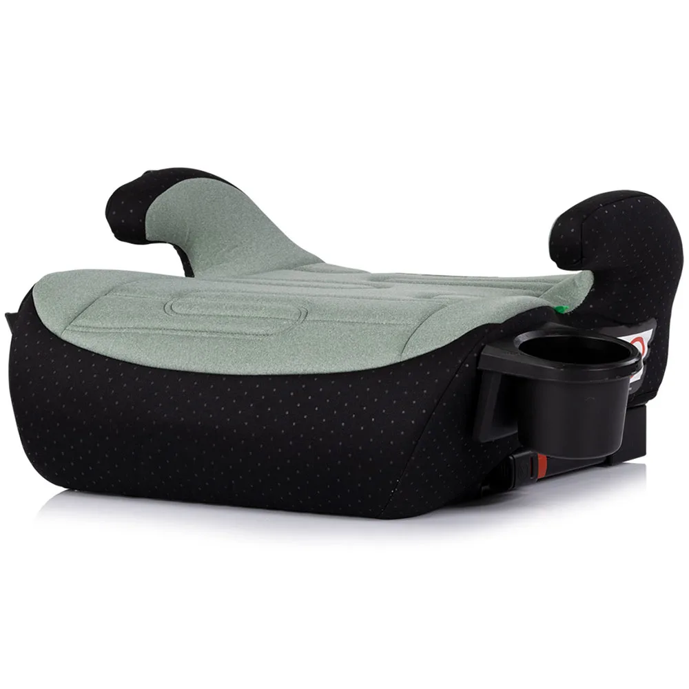 Inaltator auto cu isofix pentru copii Chipolino Go Boost Iso Matcha I-Size 125-150 cm