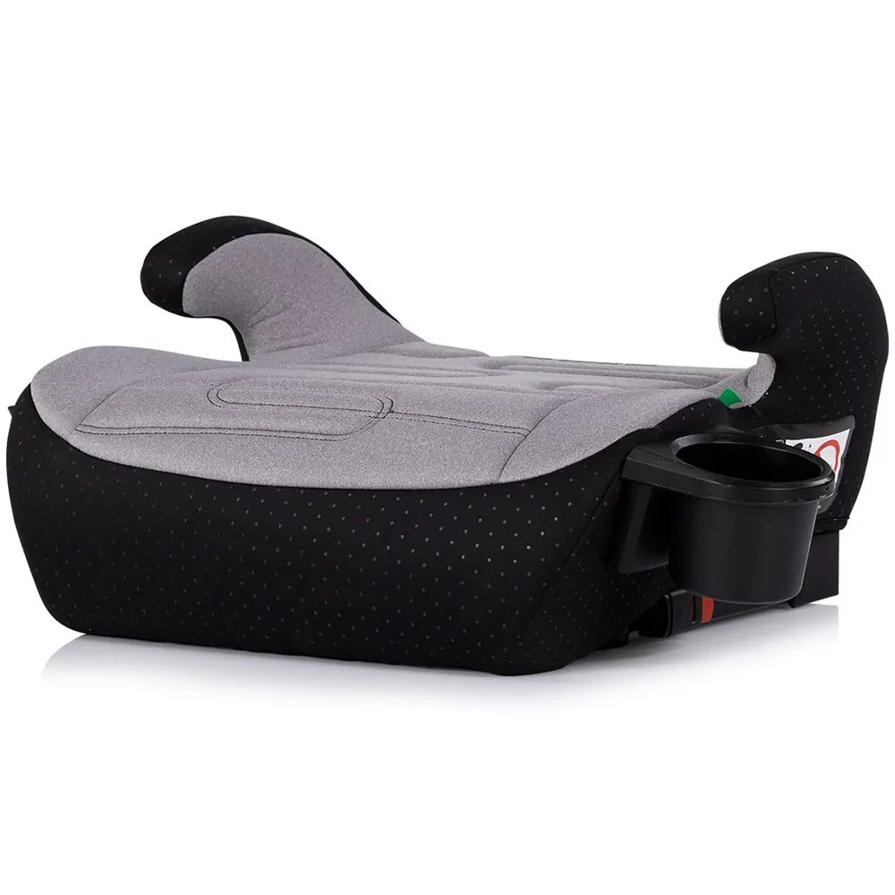 Inaltator auto cu isofix pentru copii Chipolino Go Boost Iso Platinum I-Size 125-150 cm