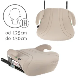 Inaltator auto pentru copii Kidwell Bono Beige cu isofix 125-150 cm