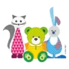 Inaltator baie antiderapant Bear  Friends mint Maltex Baby