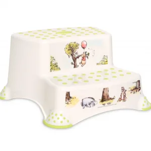 Inaltator dublu pentru baie antiderapant Disney Bear and Friends White