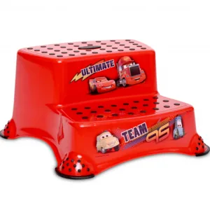 Inaltator dublu pentru baie antiderapant Disney Cars Red