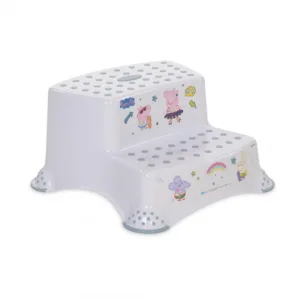 Inaltator dublu pentru baie antiderapant Disney Piggy Comic Grey