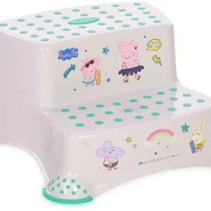 Inaltator dublu pentru baie antiderapant Disney Piggy Nordic White