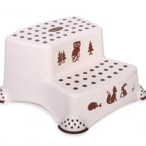Inaltator dublu pentru baie antiderapant Forest Cappuccino