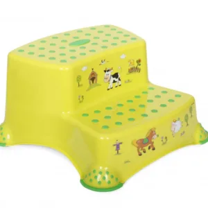 Inaltator dublu pentru baie antiderapant Funny Farm Green