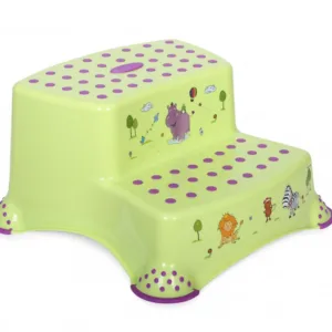 Inaltator dublu pentru baie antiderapant Hippo Green
