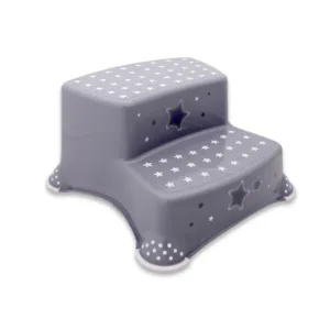 Inaltator dublu pentru baie antiderapant Stars Grey