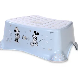 Inaltator pentru baie antiderapant Disney Mickey Love Light Blue