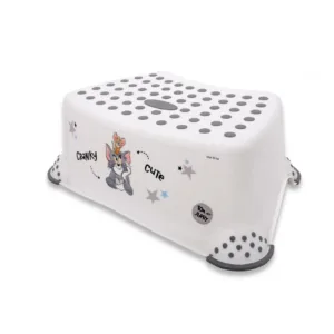 Inaltator pentru baie antiderapant Disney Tom si Jerry White