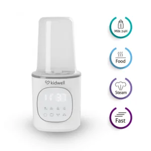 Incalzitor pentru biberoane Kidwell gala White 4 in 1 cu sterilizare si mentinere temperatura