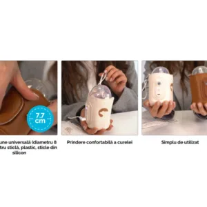 Incalzitor portabil pentru biberoane Kidnort Varm Brown