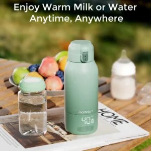 Incalzitor portabil super rapid pentru lapte matern si apa 500 ml Momcozy