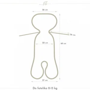 Insert antitranspiratie pentru scaun auto 3D 0-13 kg Boho