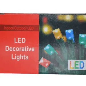 Instalatie de Craciun ghirlanda luminoasa 100 de led-uri multicolore