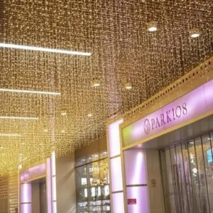 Instalatie de Craciun interconectabila perdea multicolor 3 m x 1 m 200 leduri