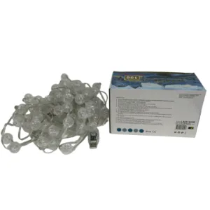 Instalatie de Craciun smart liniara multicolora 10 m 100 globulete mari