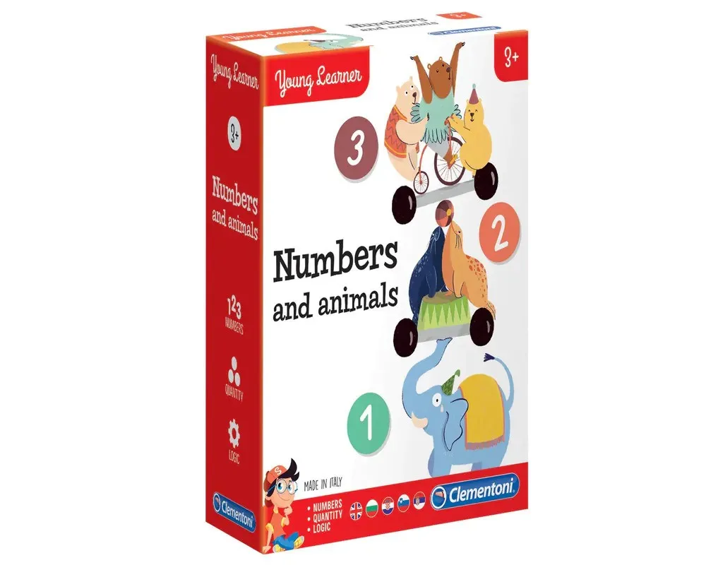 Joc Clementoni Young Learner Numere si Animale