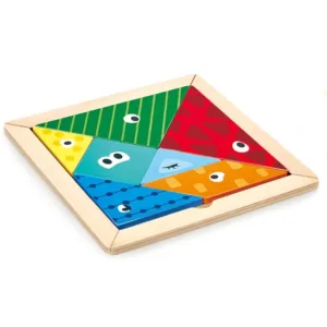 Joc Educational Hape Tangram 8 piese
