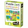 Joc Educativ Headu 8+1 Puzzle Dinozauri