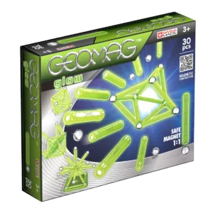 Joc de constructie magnetic Geomag Glow