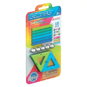 Joc de constructie magnetic Geomag Rainbow Cold