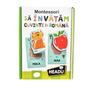 Joc educativ Headu Montessori Sa Invatam Cuvinte In Limba Romana