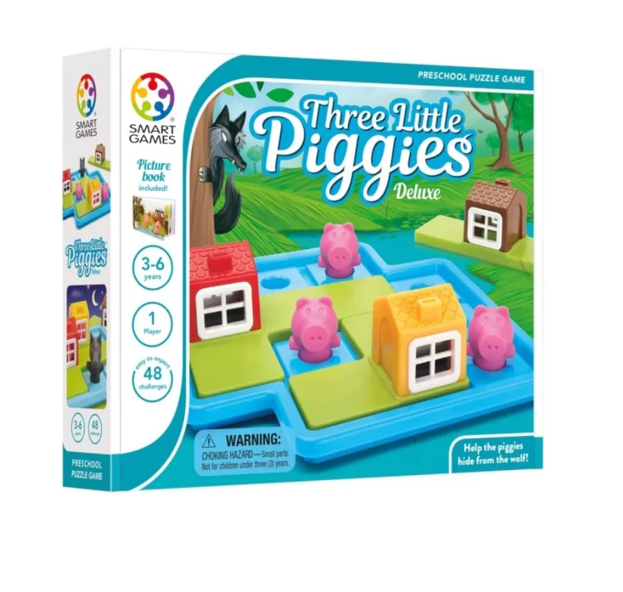 Joc educativ Smart Games Three Little Piggies Deluxe