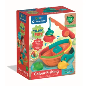 Joc educativ de logica pentru copii Clementoni pestisori colorati din plastic reciclat