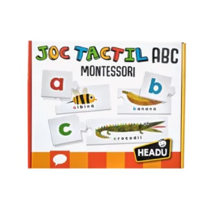 Joc educativ tactil Headu Montesori ABC In Limba Romana