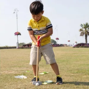 Joc mini golf din lemn