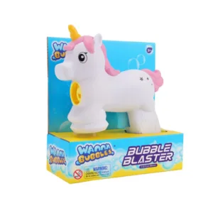 Jucarie Blaster Unicorn pentru baloane de sapun Wanna Bubbles