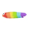 Jucarie antistres TToys cu ventuze Rainbow fidget Squido Slug