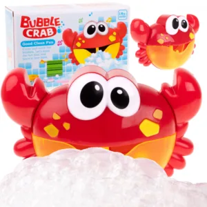 Jucarie baie muzicala generatoare de spuma Red Crab