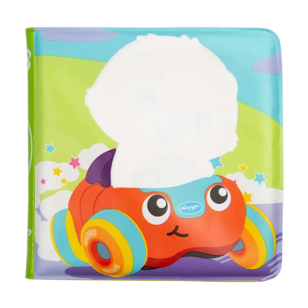 Jucarie bebelusi carticica de baie cu efect de colorare in apa PlayGro Magic Water Coloring