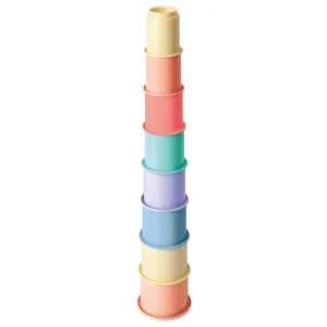Jucarie bebelusi piramida PlayGo Cupe Curcubeu