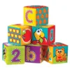 Jucarie bebelusi set 6 cuburi moi pentru baie PlayGro
