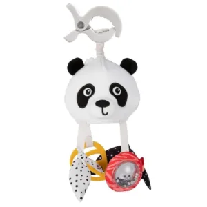 Jucarie de agatat la carucior Canpol Babiesboo Travel Mobile Urs Panda