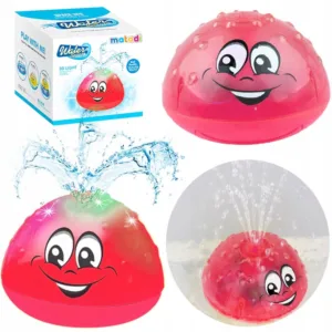 Jucarie de baie Fantana arteziana cu luminite 10 cm Pink