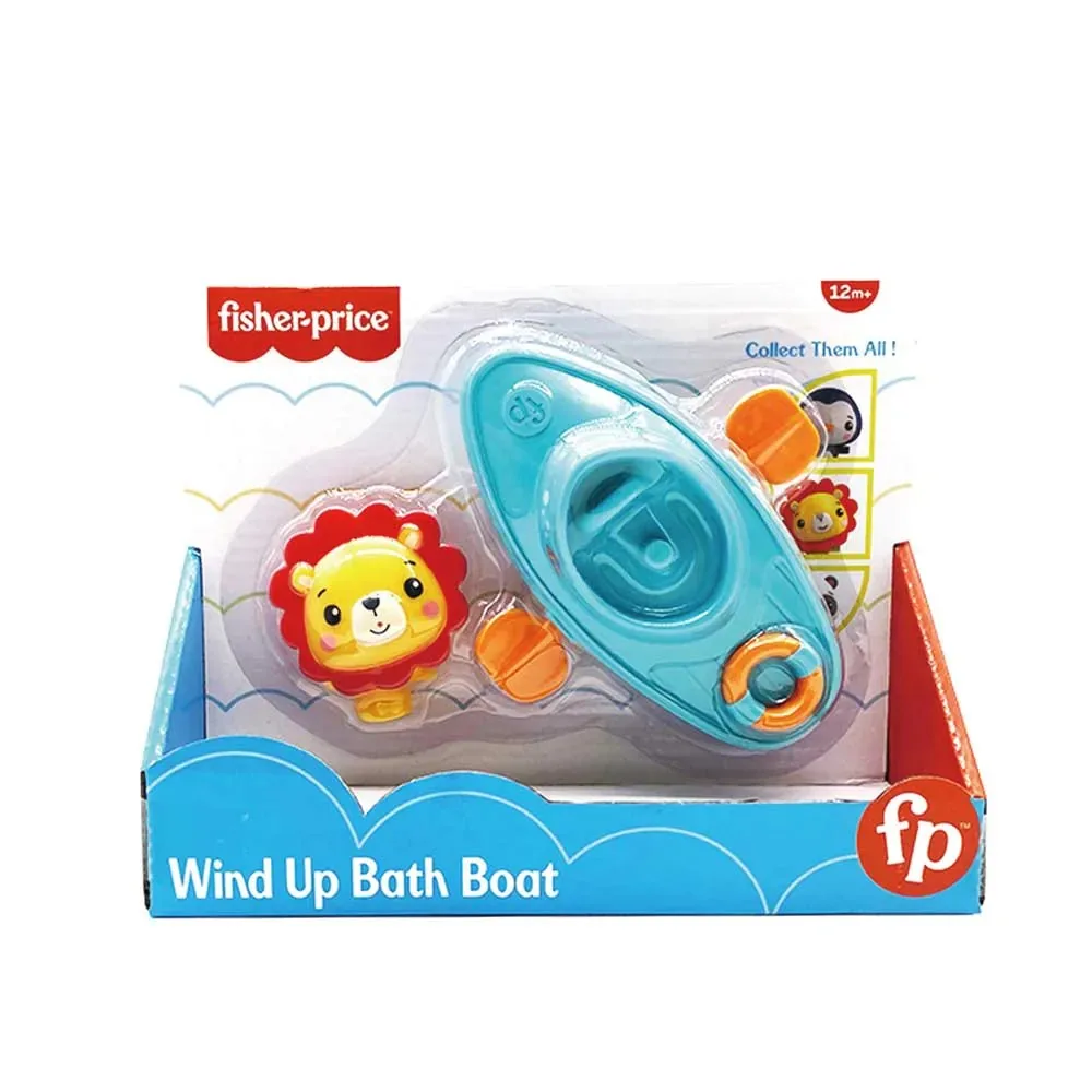 Jucarie de baie bebelusi Fisher Price Leu in barcuta