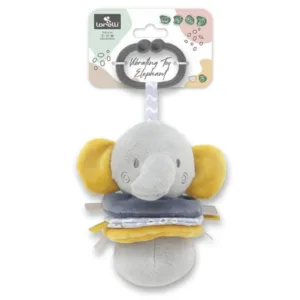 Jucarie de plus Elefant Gri 16 cm cu vibratie 0 luni+