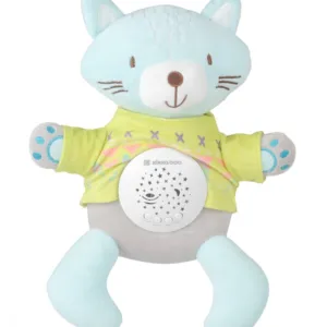 Jucarie de plus KikkaBoo cu muzica si lampa de veghe Kit the Cat